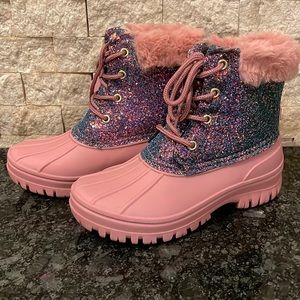 LONDON FOG Girls Stockport Cold Weather Warm Lined Snow Boot size 4